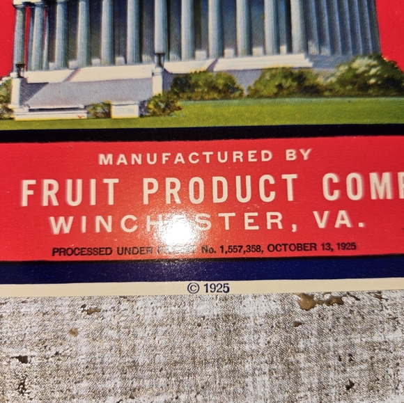 Memorial Fancy Apple Crate Labels - Picture 3 of 3